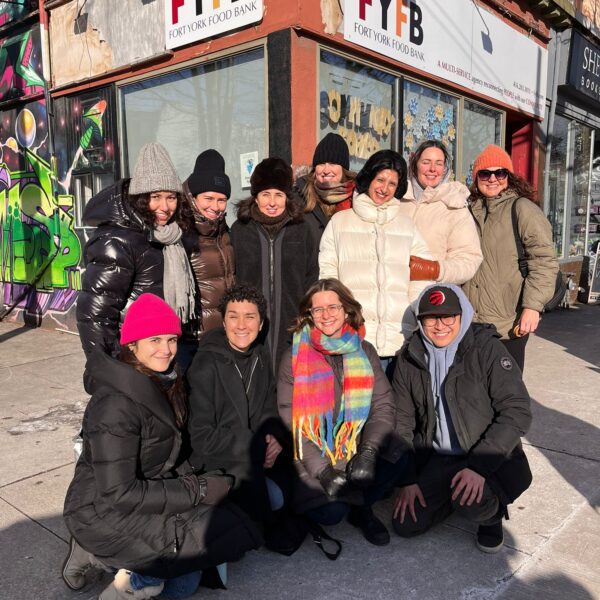 Staff of Public Office in front of Fort York Food Bank